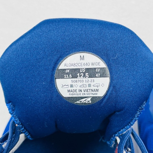 Altra ALOA82CE440 Paradigm 7 Men's Road Running Trail Shoes Blue Size 12.5 Wide - Picture 13 of 16